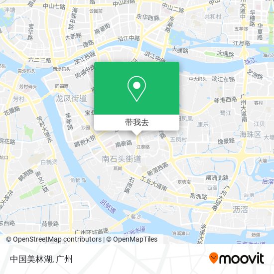 中国美林湖地图