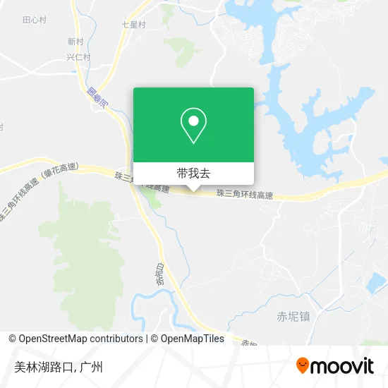 美林湖路口地图