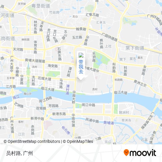 员村路地图