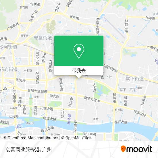 创富商业服务港地图
