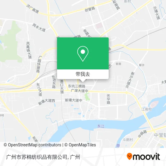 广州市苏棉纺织品有限公司地图