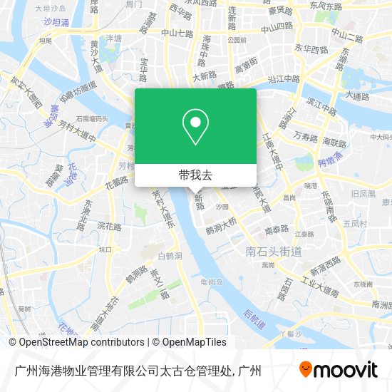 广州海港物业管理有限公司太古仓管理处地图