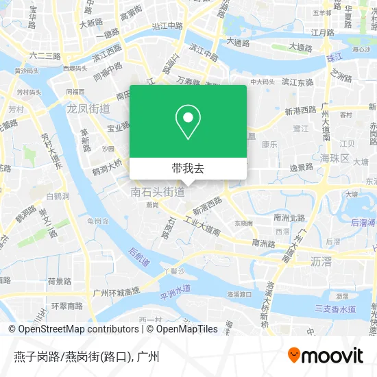 燕子岗路/燕岗街(路口)地图