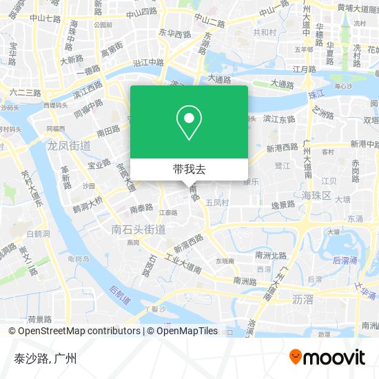 泰沙路地图