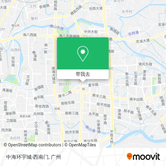 中海环宇城-西南门地图