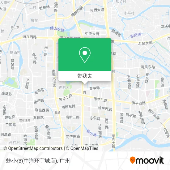 蛙小侠(中海环宇城店)地图