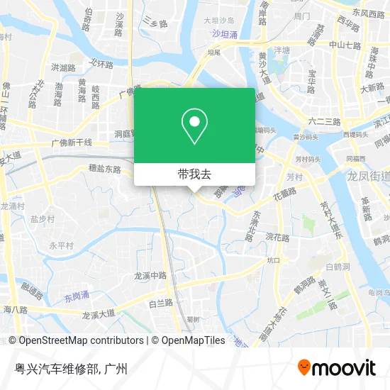 粤兴汽车维修部地图