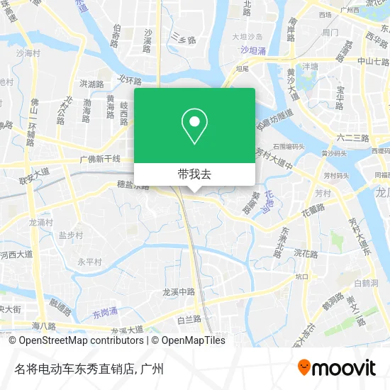 名将电动车东秀直销店地图