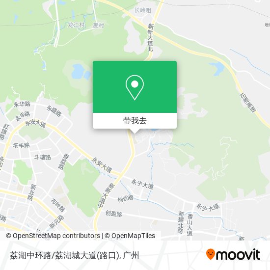 荔湖中环路/荔湖城大道(路口)地图