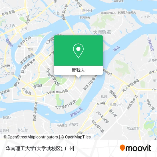 华南理工大学(大学城校区)地图