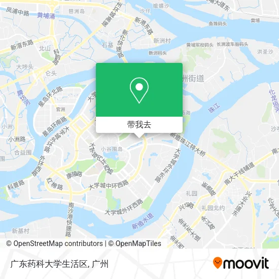 广东药科大学生活区地图