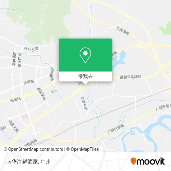 南华海鲜酒家地图