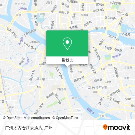 广州太古仓江景酒店地图