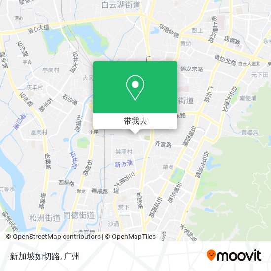 新加坡如切路地图