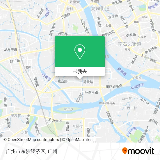 广州市东沙经济区地图
