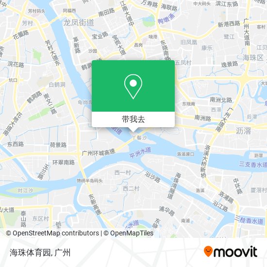 海珠体育园地图