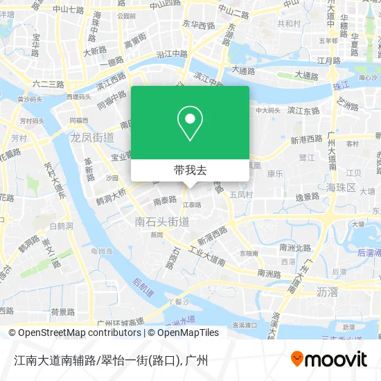 江南大道南辅路/翠怡一街(路口)地图