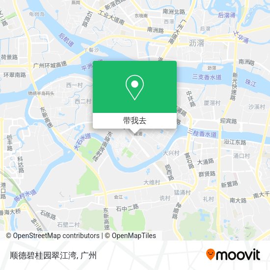 顺德碧桂园翠江湾地图