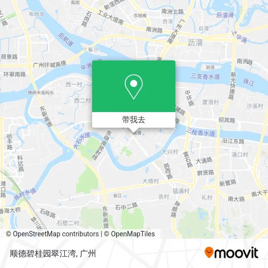 顺德碧桂园翠江湾地图