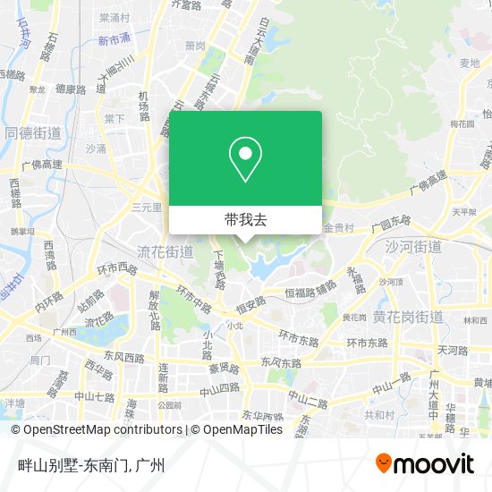 畔山别墅-东南门地图