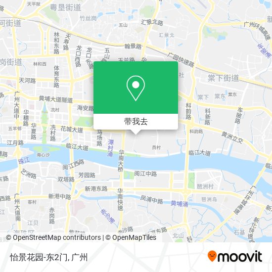 怡景花园-东2门地图