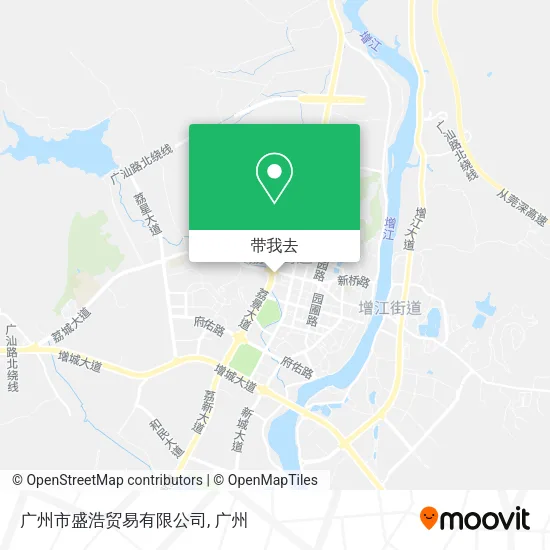 广州市盛浩贸易有限公司地图
