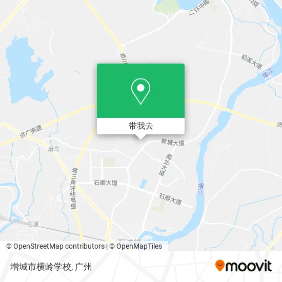 增城市横岭学校地图