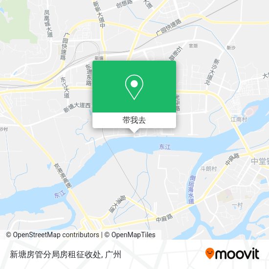 新塘房管分局房租征收处地图