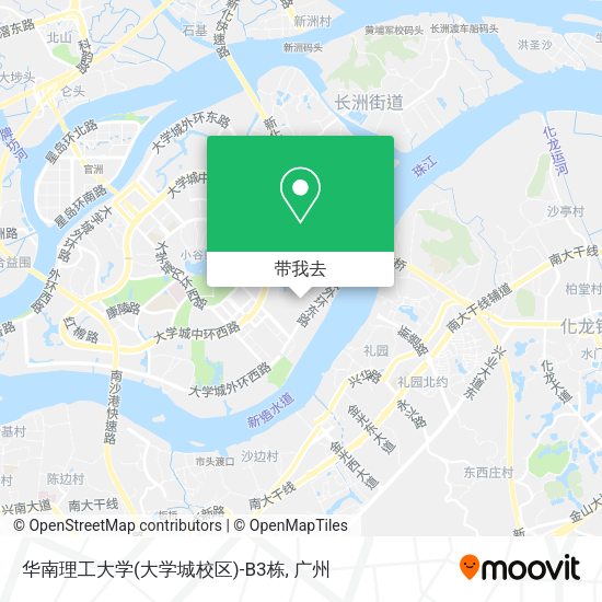 华南理工大学(大学城校区)-B3栋地图