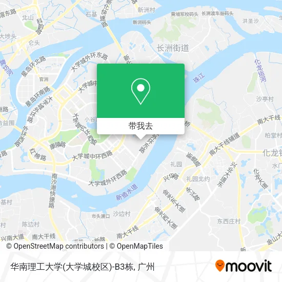 华南理工大学(大学城校区)-B3栋地图