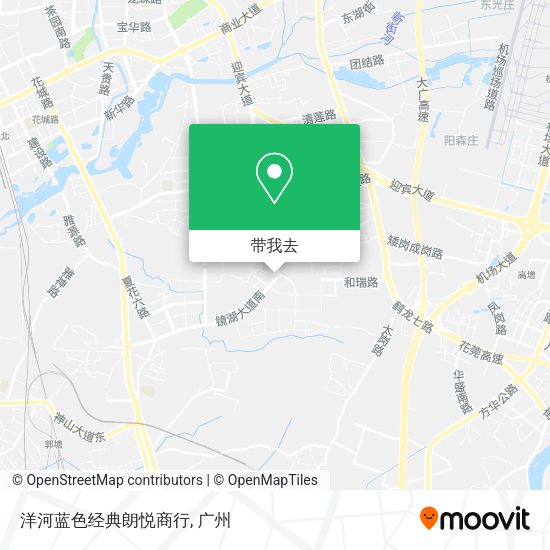 洋河蓝色经典朗悦商行地图