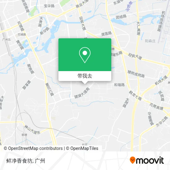 鲜净香食坊地图