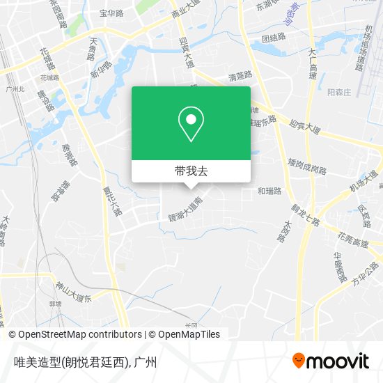 唯美造型(朗悦君廷西)地图