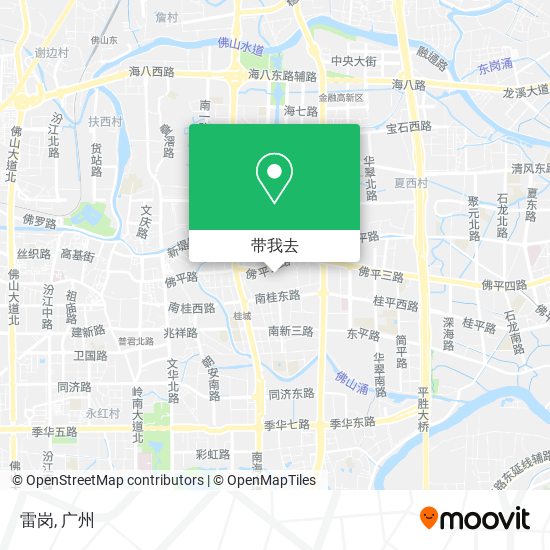 雷岗地图