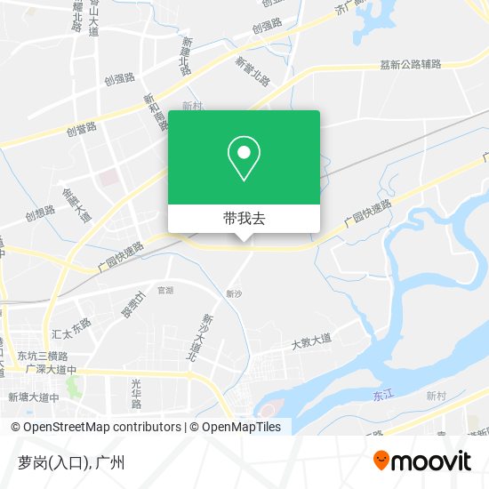 萝岗(入口)地图