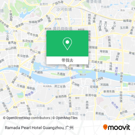 Ramada Pearl Hotel Guangzhou地图