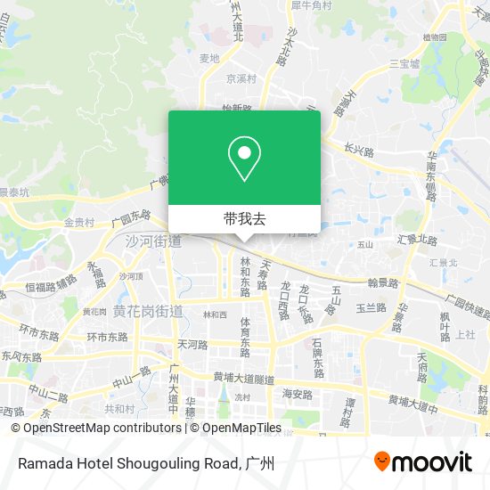 Ramada Hotel Shougouling Road地图