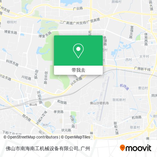 佛山市南海南工机械设备有限公司地图
