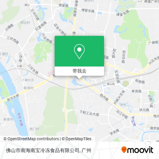 佛山市南海南宝冷冻食品有限公司地图