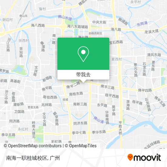 南海一职桂城校区地图