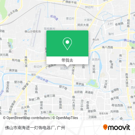 佛山市南海进一灯饰电器厂地图
