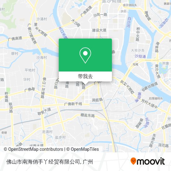 佛山市南海俏手丫经贸有限公司地图