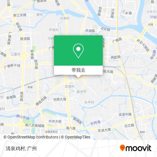 清泉鸡村地图