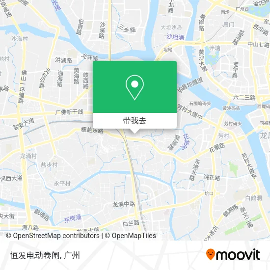 恒发电动卷闸地图