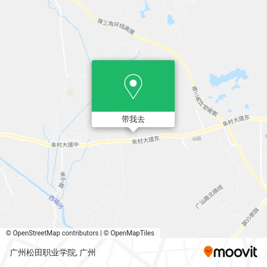广州松田职业学院地图