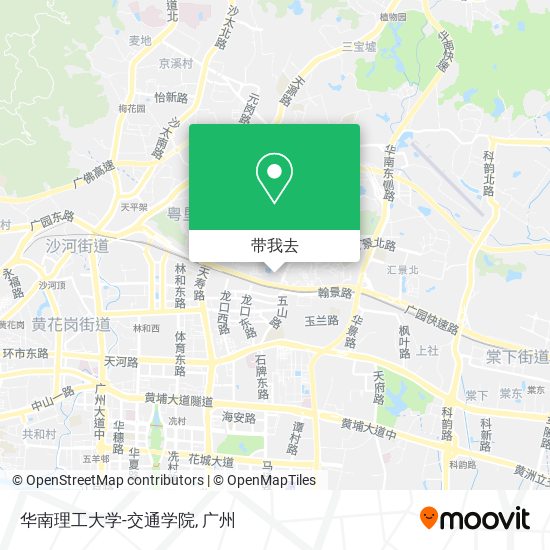 华南理工大学-交通学院地图