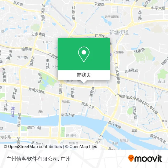 广州情客软件有限公司地图
