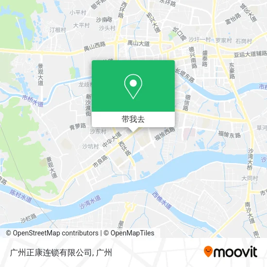 广州正康连锁有限公司地图