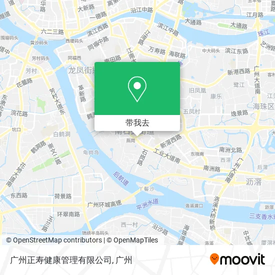 广州正寿健康管理有限公司地图