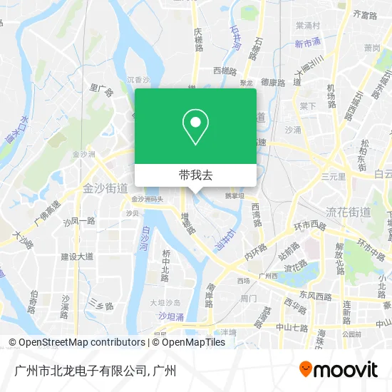 广州市北龙电子有限公司地图